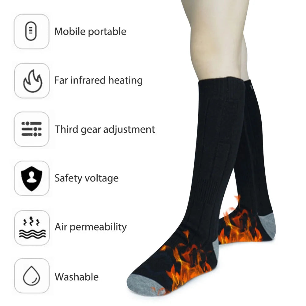 Heated Socks with Rechargeable Battery K402110