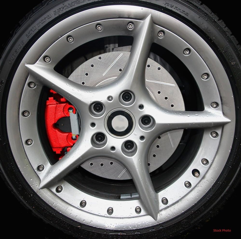 Red Coated Brake Calipers Brake Kit W1671