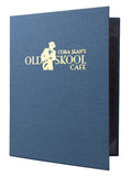 Blue Ribbon Arrestox Double Pocket Casebound Menu, 4.25 x 11 B710