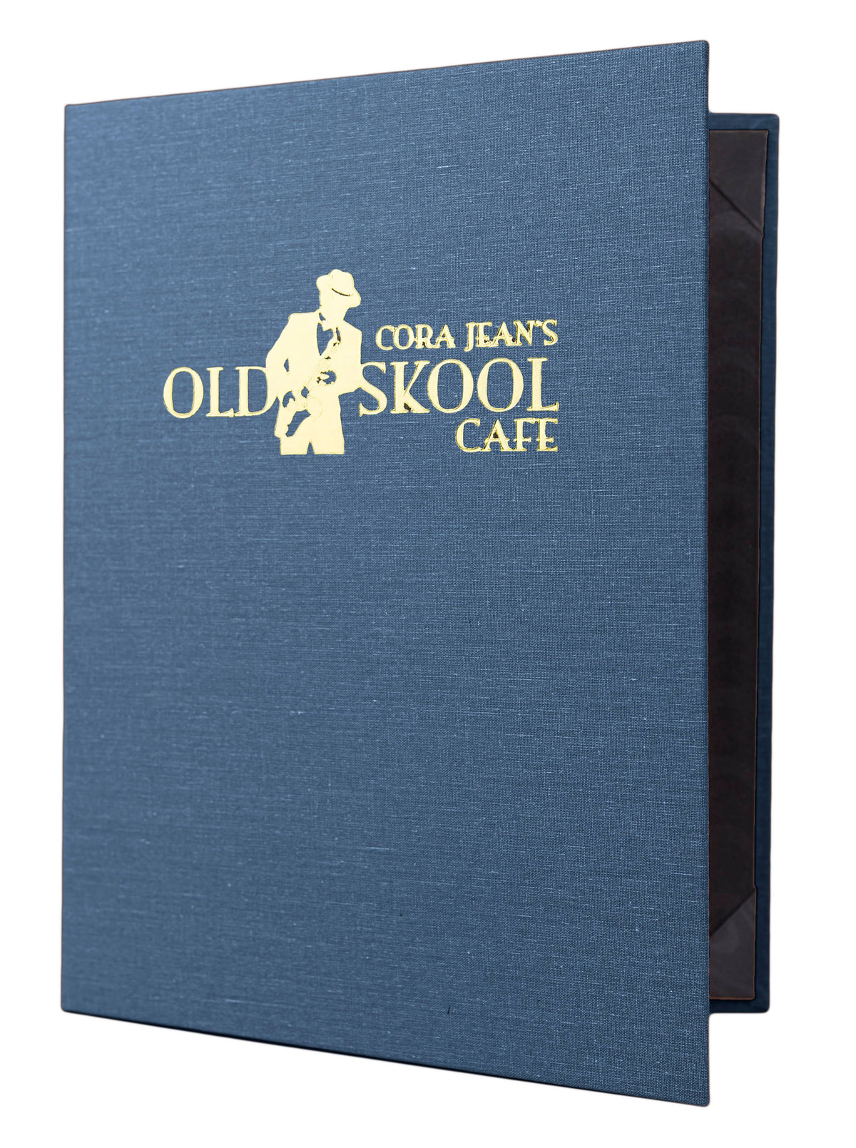 Blue Ribbon Arrestox Double Pocket Casebound Menu, 4.25 x 11 B710