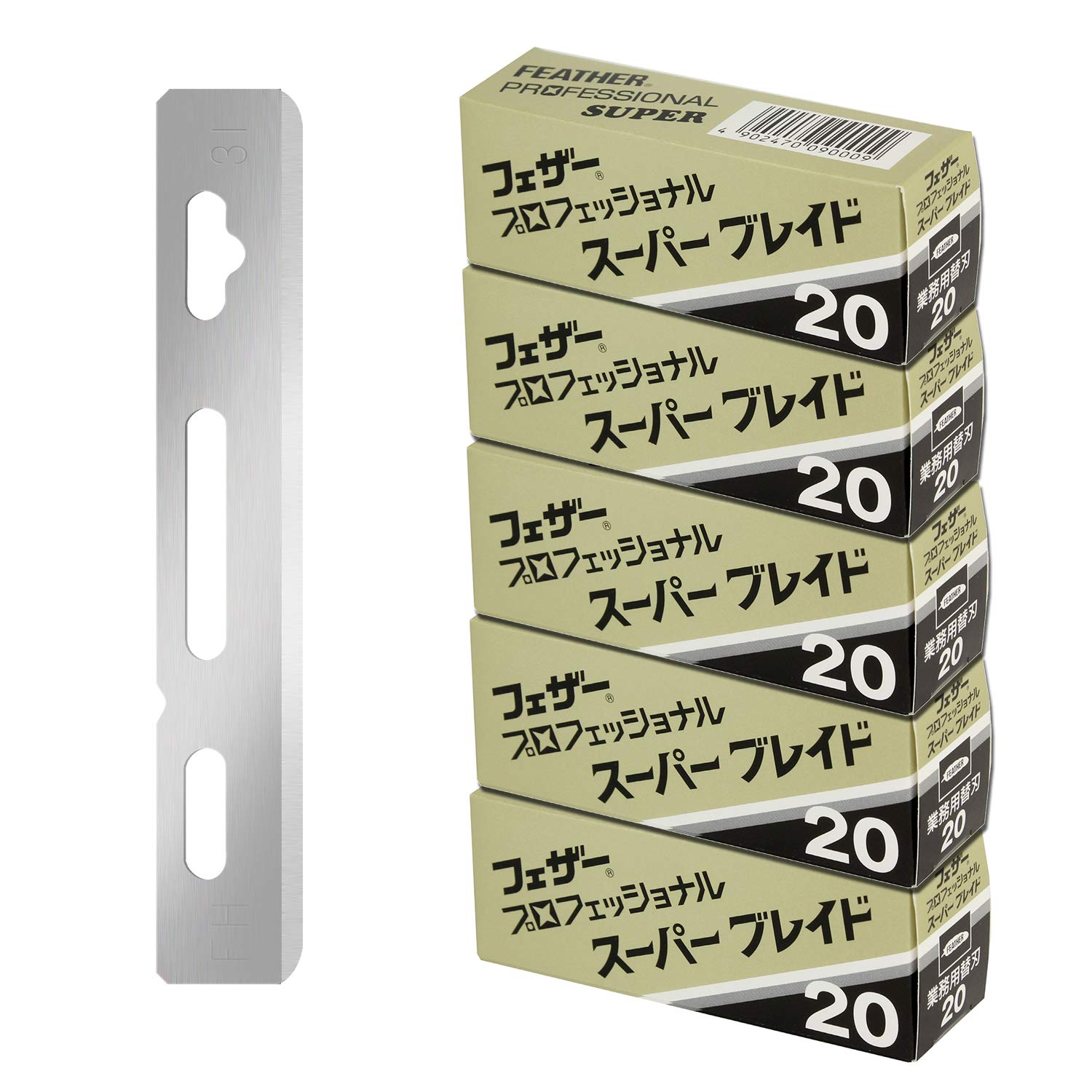 Feather Artist Club ProSuper Razor Blades 60 Count Pack of 2 Q9616