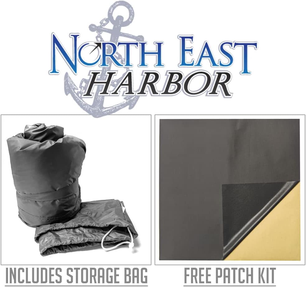 Waterproof 5th Wheel Toy Hauler RV Motorhome Cover Fits Length 33'-37' Zippered Panels 300D Polyester Fabric, Gray C911