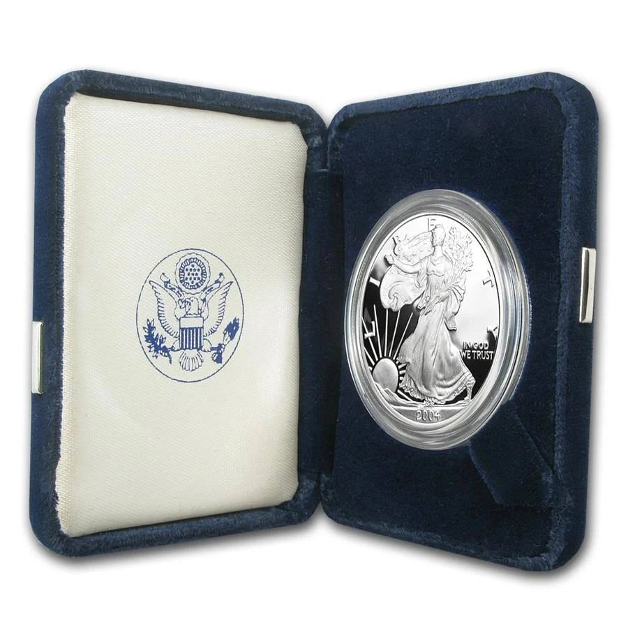 1 oz Proof Silver American Eagle with Box & COA M147890
