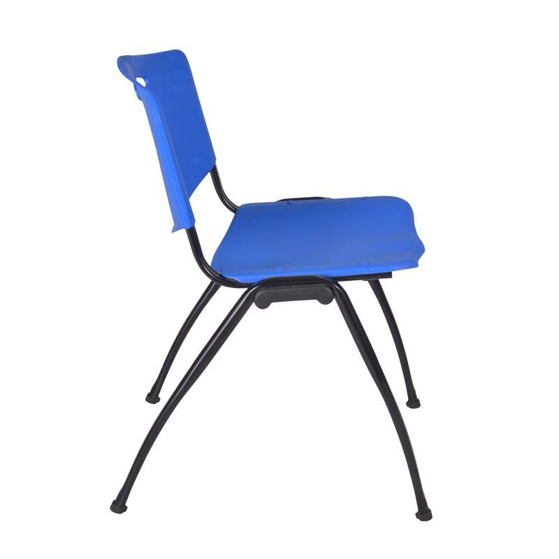 Square Breakroom Table with 4 Stack Chairs L226338