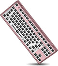 Pink 87 Keys RGB Modular Mechanical Keyboard DIY Kit T79413