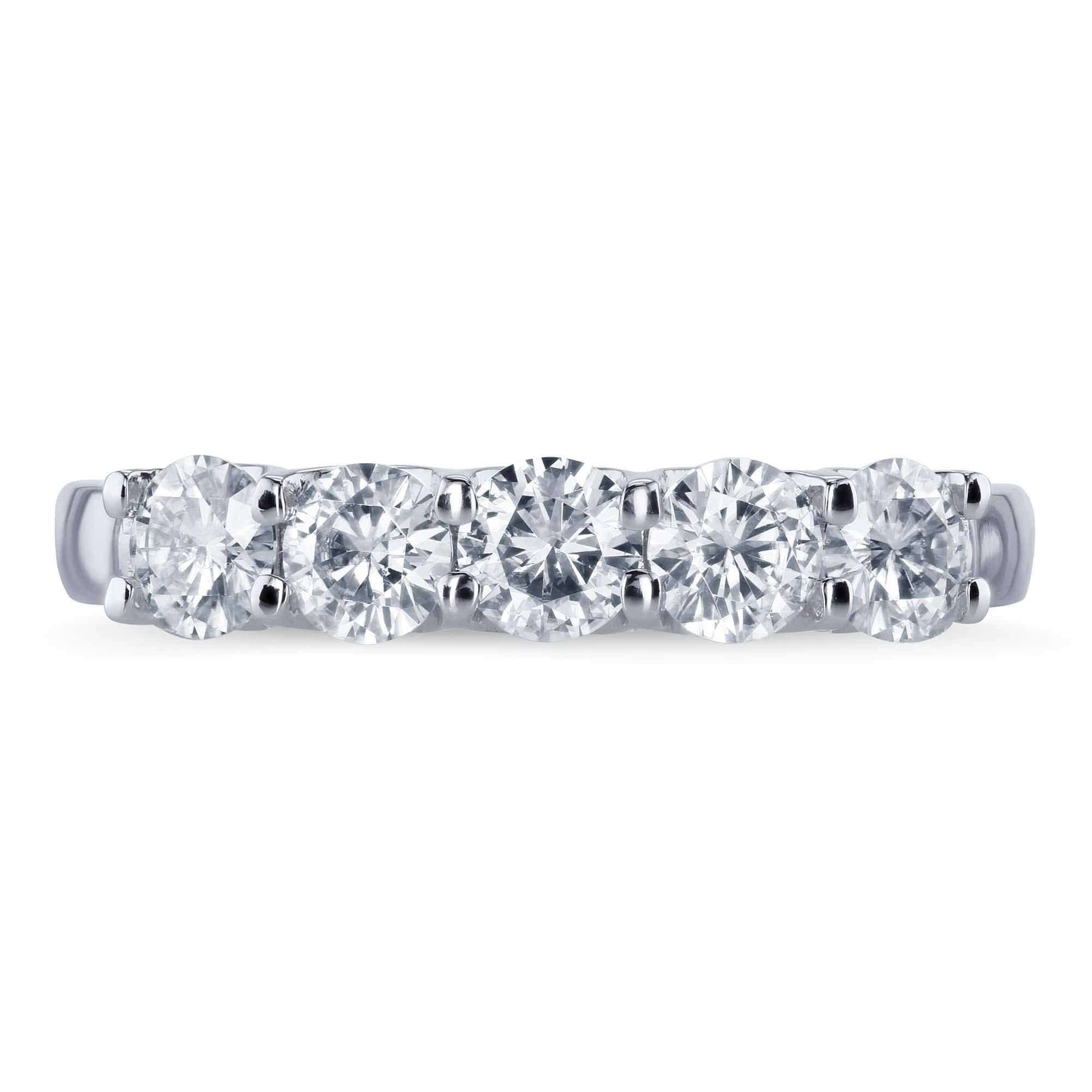14K Yellow Gold Moissanite Bridal Wedding Band C125732
