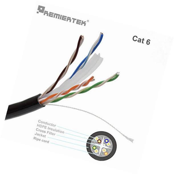 Cat6 Bulk Cable 1000ft Yellow W294