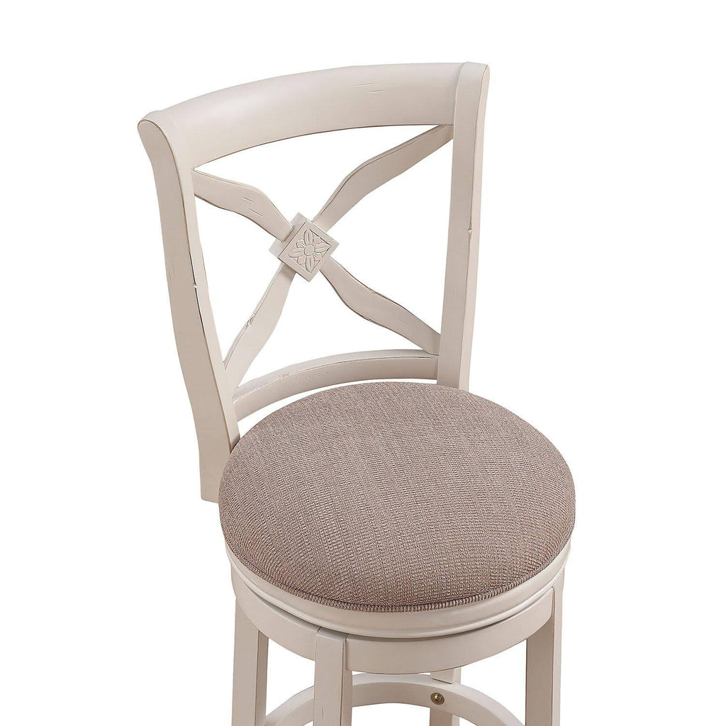 White Swivel Counter Stool U82840