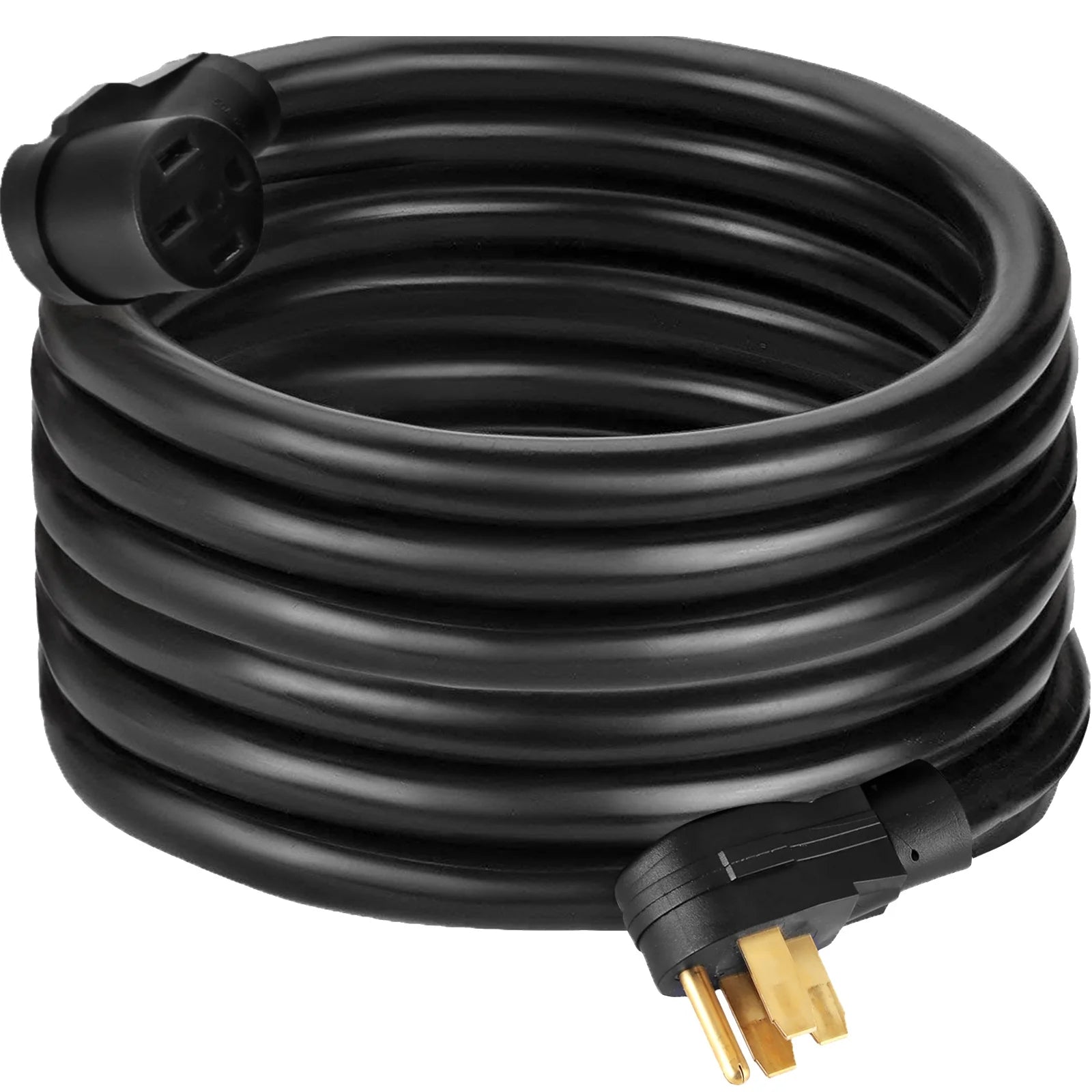 50ft 40 Amp AWG8 RV Extension Cord with Grip Handles D2902