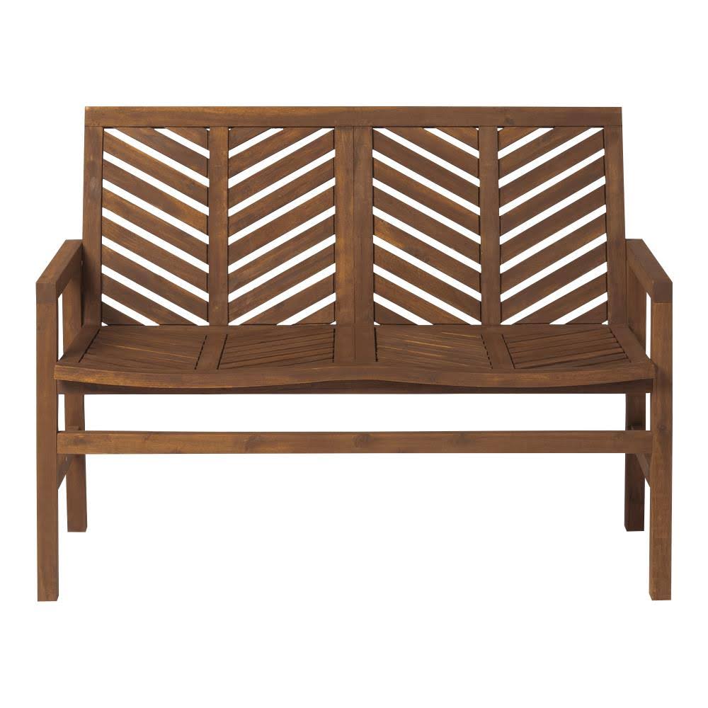 Dark Brown Patio Bench P1528