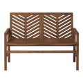 Dark Brown Patio Bench P1528
