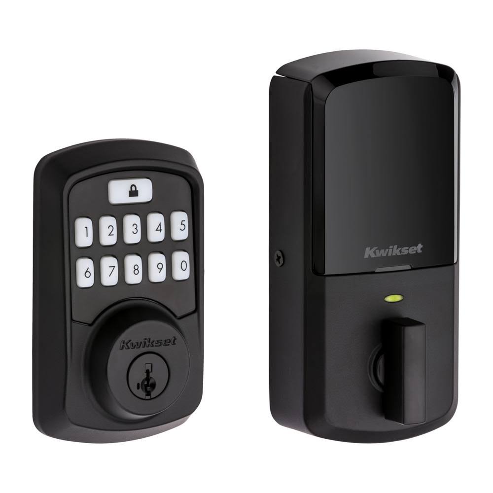 Matte Black Electronic Bluetooth Keypad Smart Lock Deadbolt B375