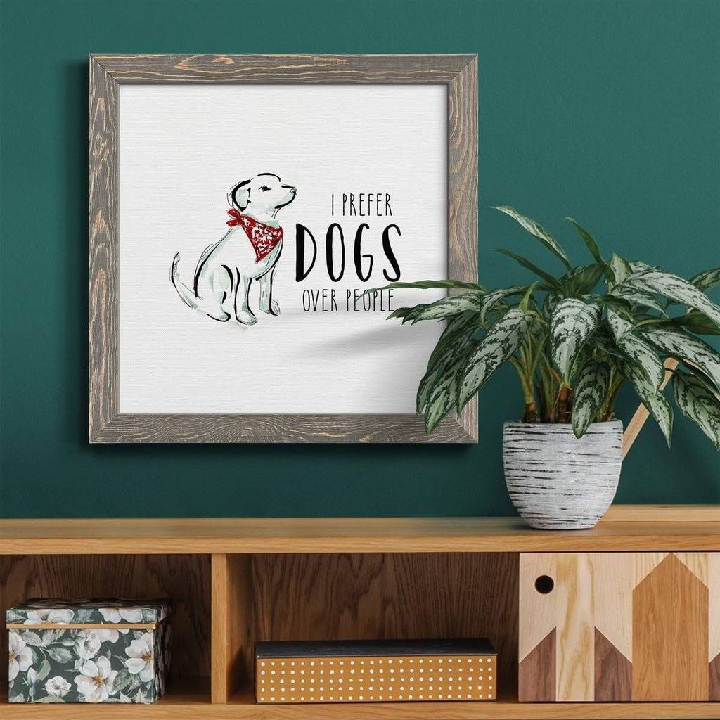 Premium Framed Canvas - 20x20 - White C60999