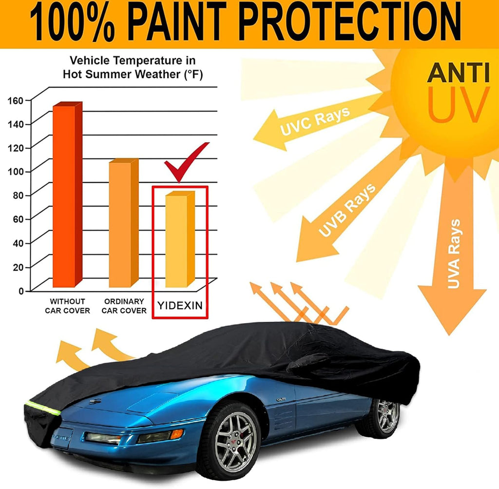 Waterproof Car Cover for C4 Corvette, 190T, Up to 200” L X814286