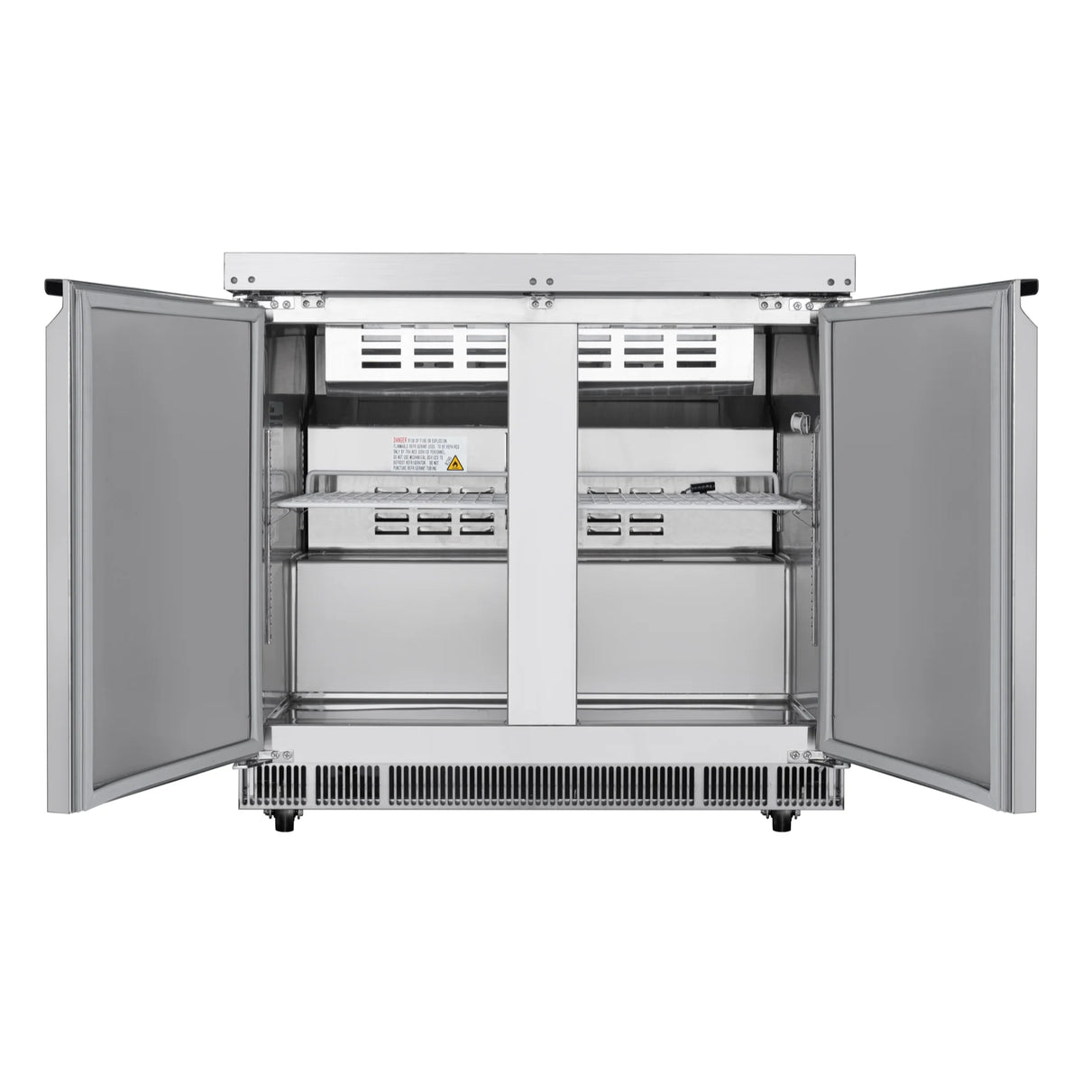 Commercial Refrigerated Prep Station Cold Table with 6 Pan Storage X2883