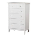 White 5 Drawer Chest R882216