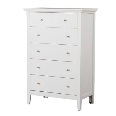 White 5 Drawer Chest R882216