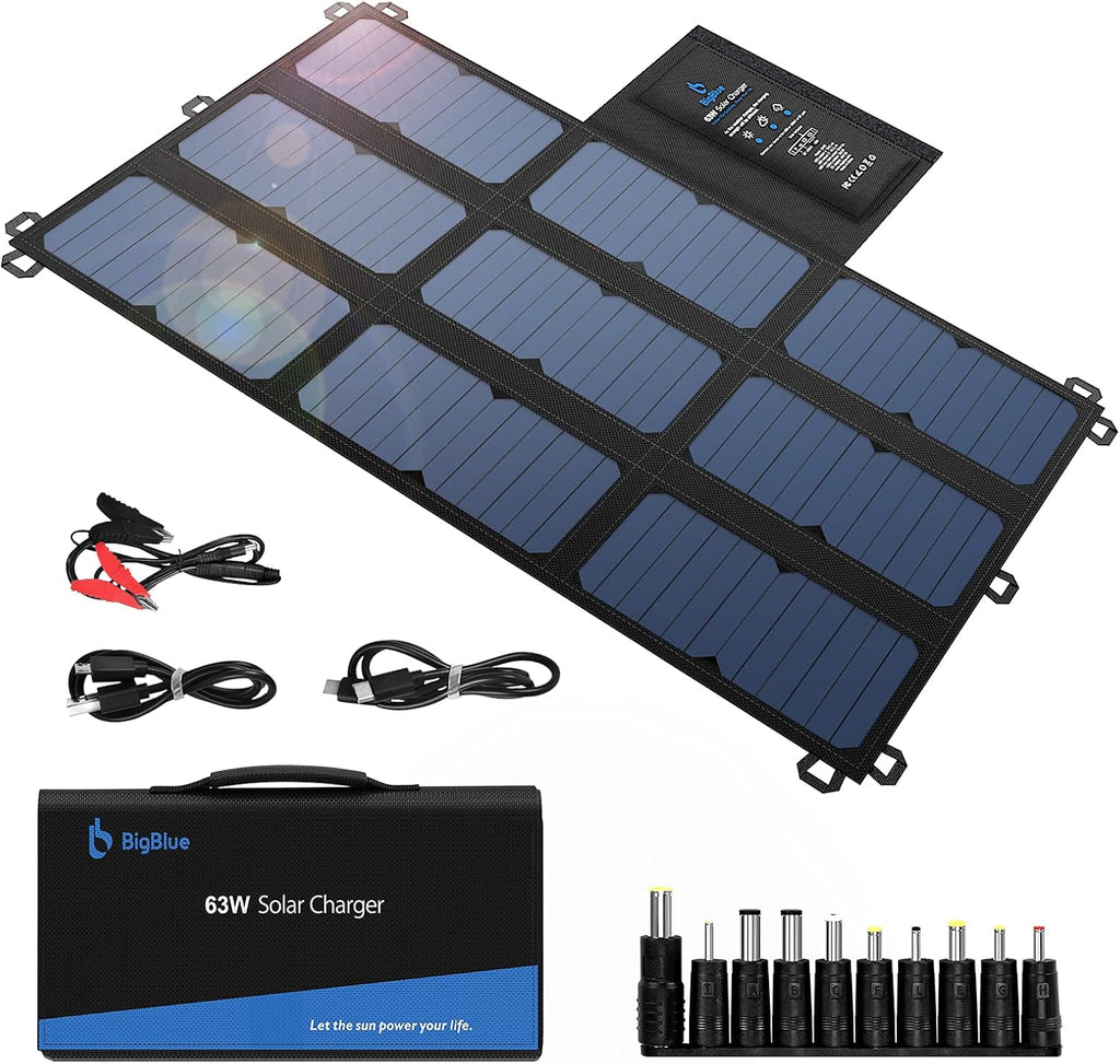 42W Portable Solar Charger with USB and DC Output S3433