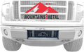 Small Rectangular Vertical Bars Powder Coated Black Stainless Steel Bumper Grille Insert I726
