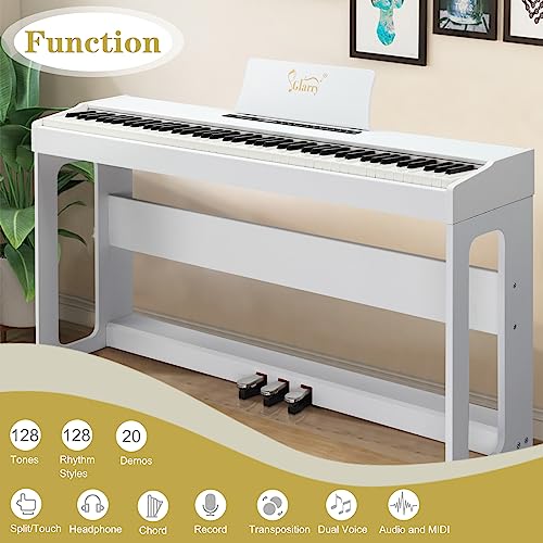 Black 88-Key Weighted Hammer Action Digital Piano O2200
