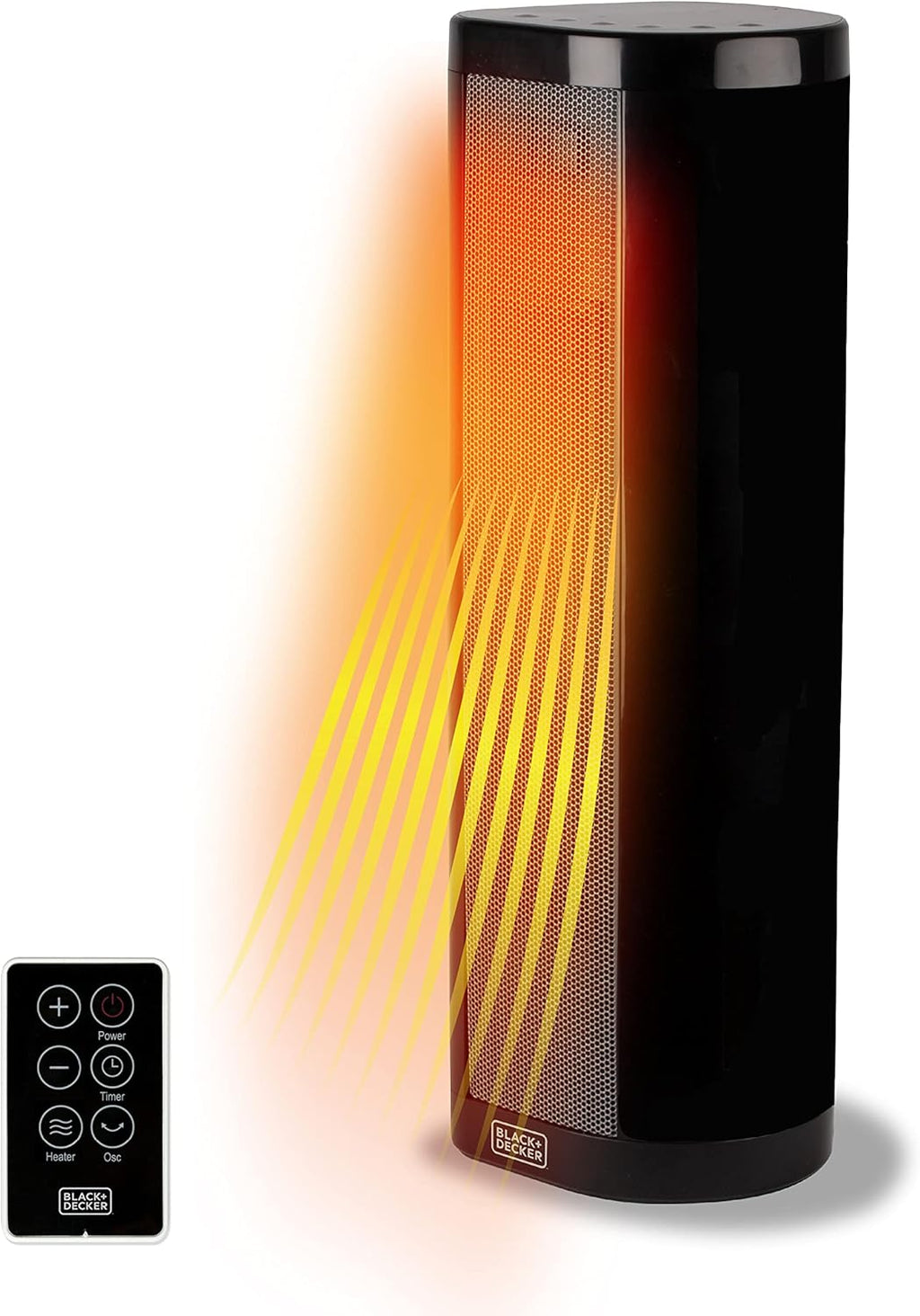 Tower Space Heater with Remote Control, 1500W, Pack of 2 T5167