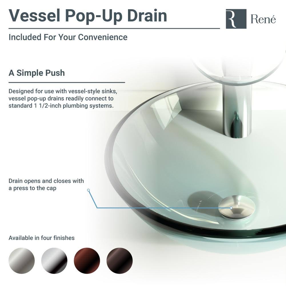 Colored Glass Vessel Sink with Oil Rubbed Bronze Waterfall Faucet M93276