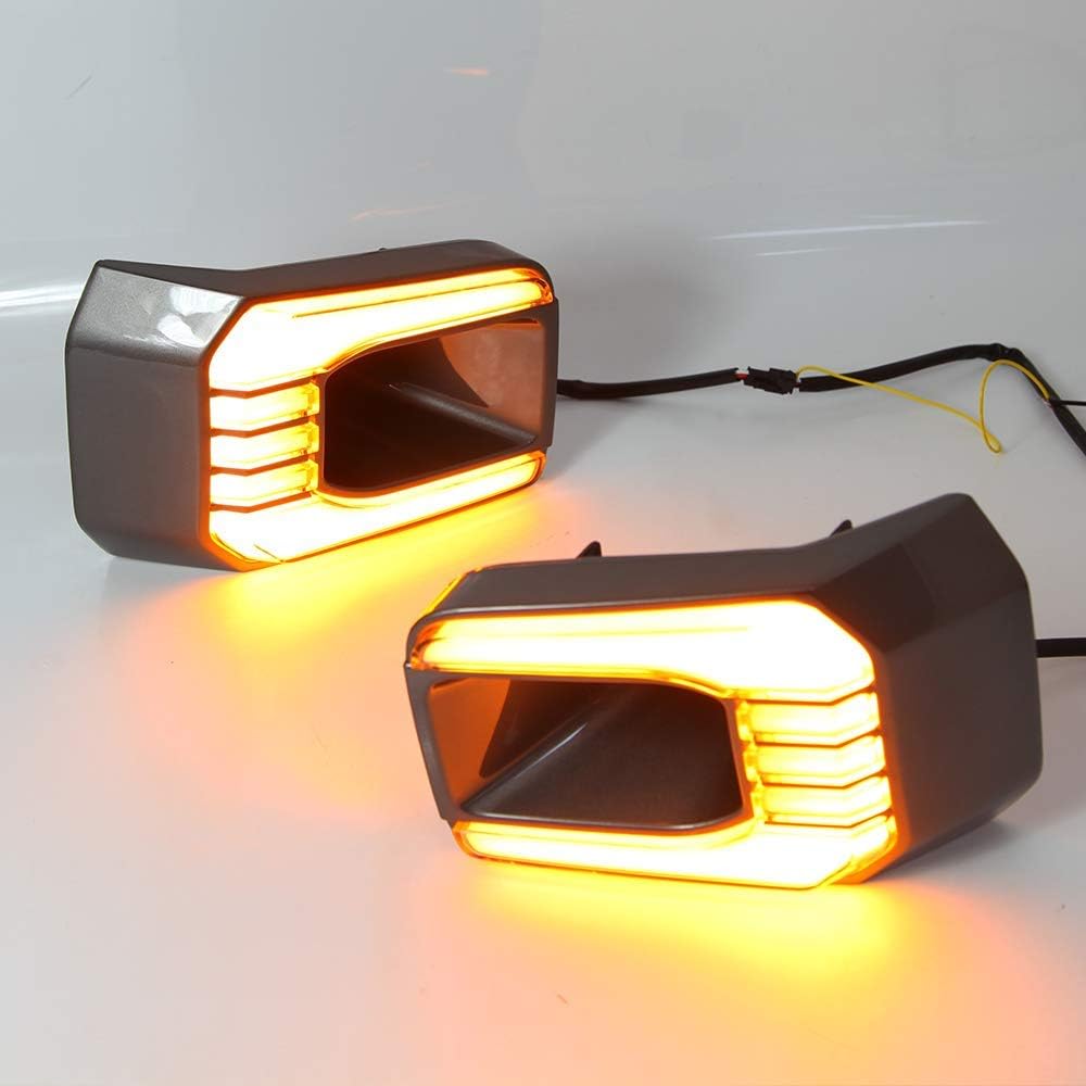 LED Daytime Running Light 6000K Front Bumper DRL Turn Signals G958