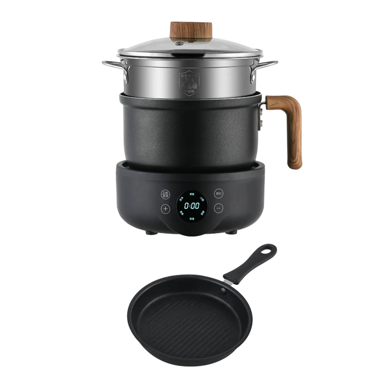 Electric Cooker Warmer with 6 Cooking Modes M9100