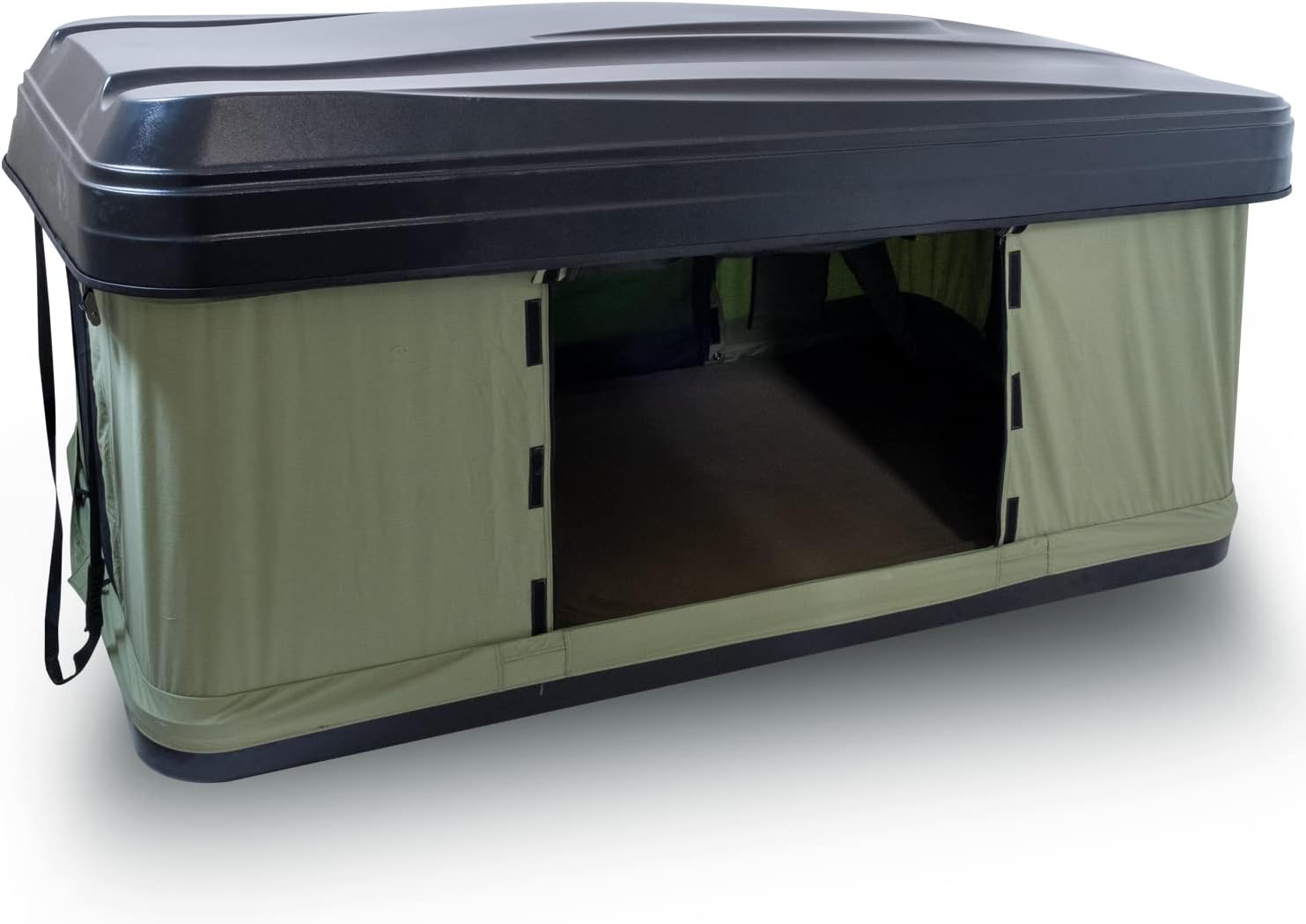 Black/Green Hardshell Rooftop Tent S749327