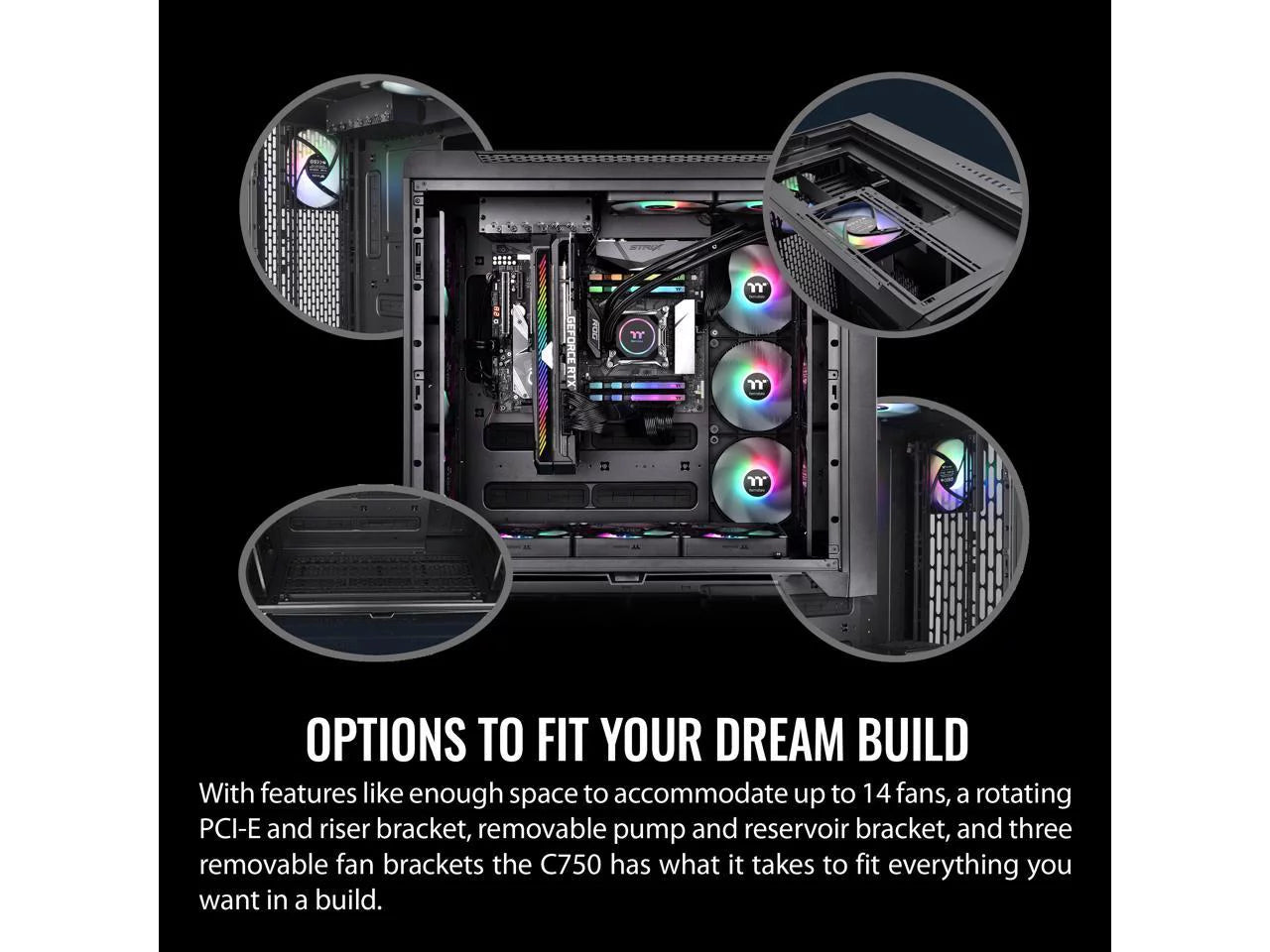 Full Tower with Tempered Glass Front & Side Panel D821960