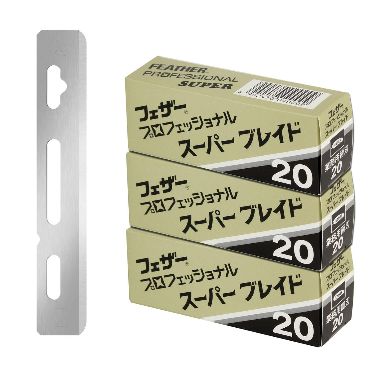 Feather Artist Club ProSuper Razor Blades 60 Count Pack of 2 Q9616