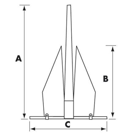 21lb Anchor for Boats K957