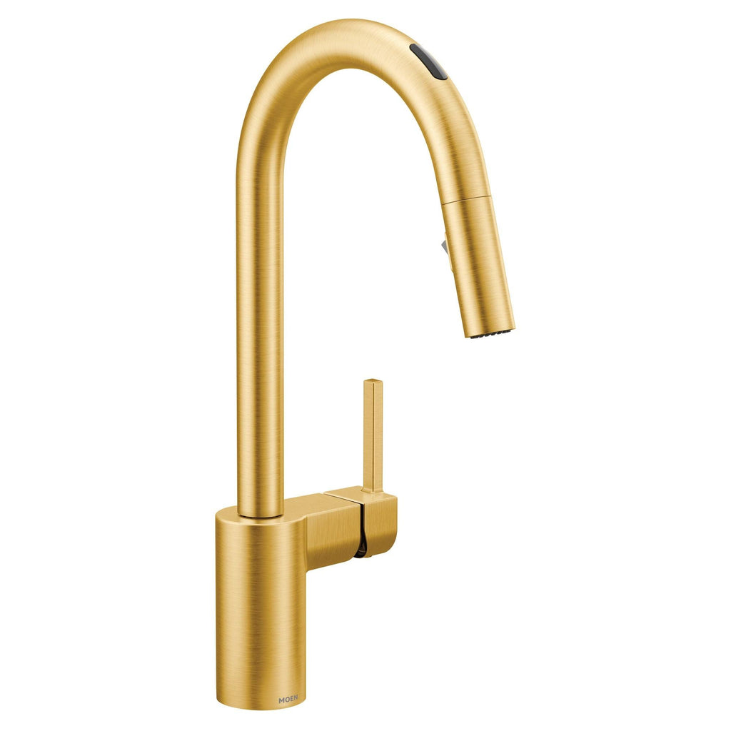 Black Stainless One Handle Pulldown Kitchen Faucet R306