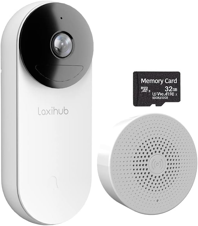 2 Pc Wireless Video Doorbell Camera with Chime X695
