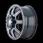 Black Milled Spokes 17x6.5 8x165.1 134mm 130.18mm Wheel V46536