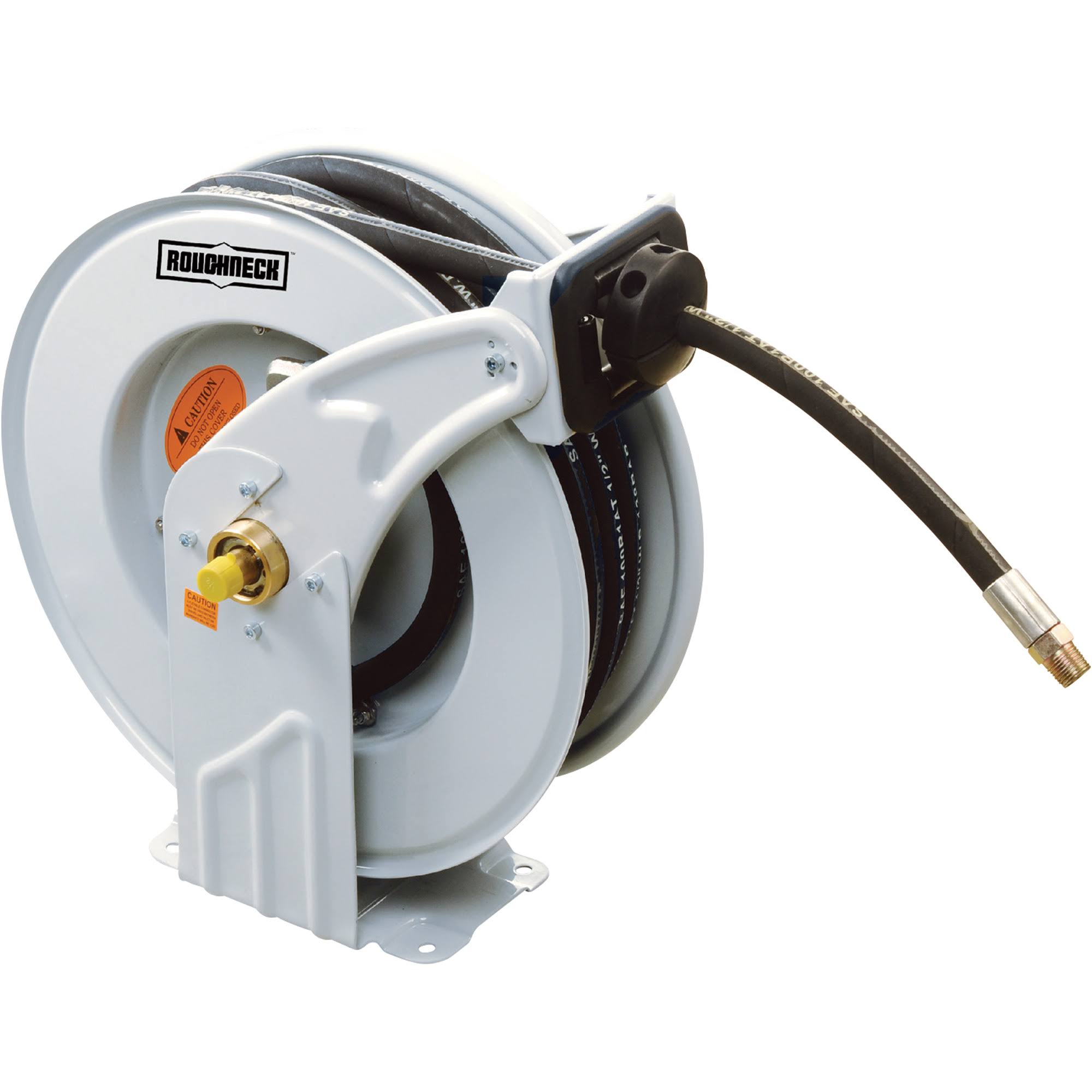 Oil Hose Reel Kit, 1/2 inch x 50 ft, 1500 psi, Control Valve, Drip Tray X69090