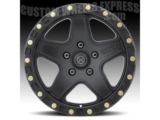 Satin Black 18x8 5x120 Wheel V2655