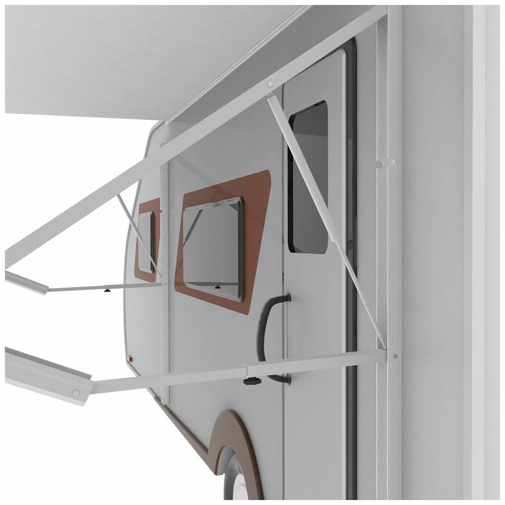 Motorized Retractable RV/Patio Awning - 13 x 8 Feet - Blue Fade B68880