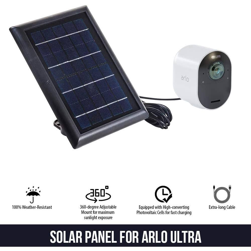 Solar Panel with 13.1ft Cable (3 Pack) A854
