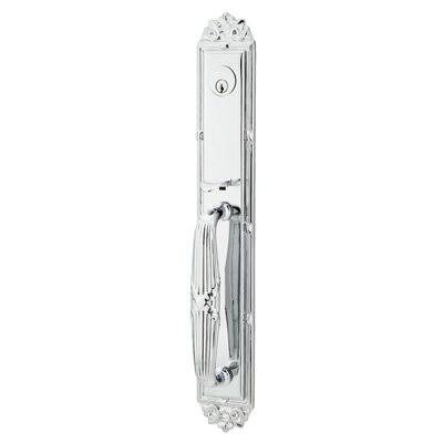 Bright Chrome Double Cylinder Tubular Handleset L630823
