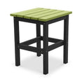 Black/Lime Green Plastic Side Table Z461