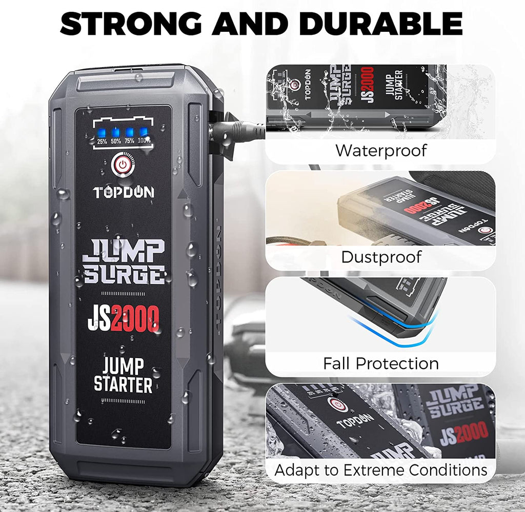 Car Jump Starter 12V 2000Amp 16000mAh X67066