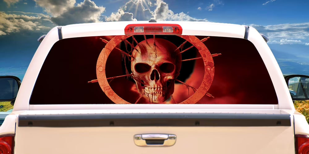 Blood Ring Rear Window Vinyl Decal for Full Size Trucks H872292