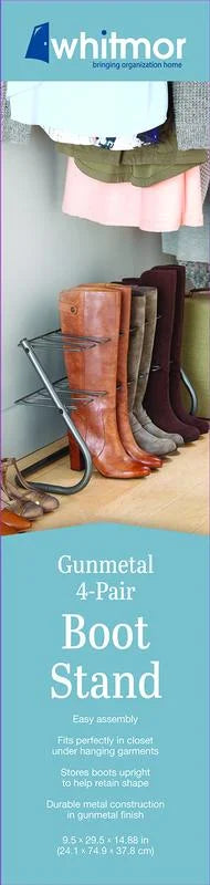 4 Pair Metal Boot Rack B416