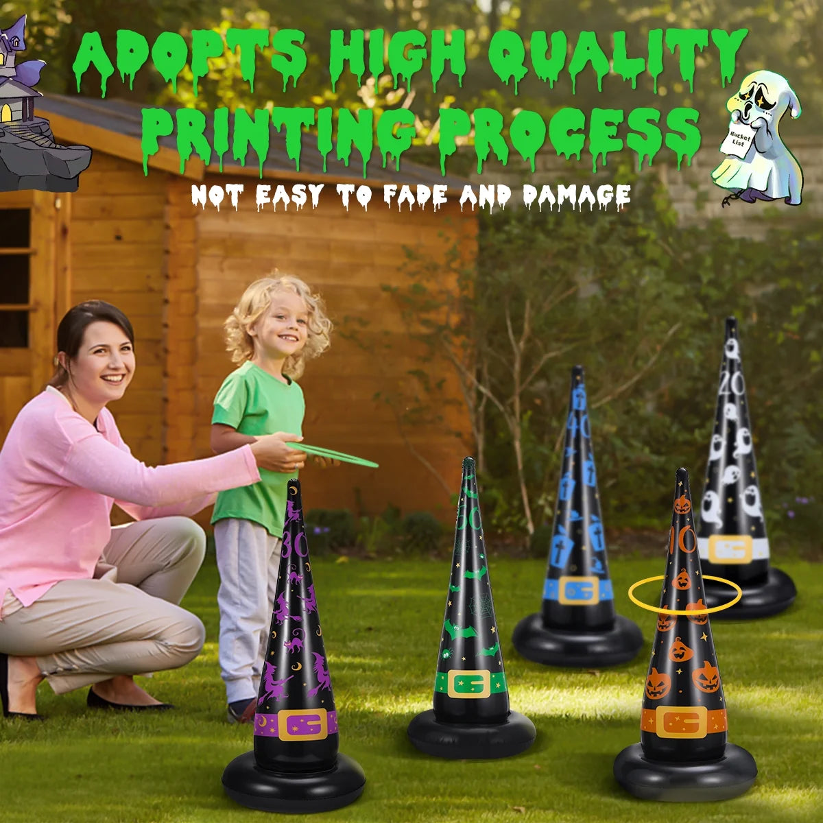Halloween Ring Toss Games Decorations Inflatables Supplies M316578
