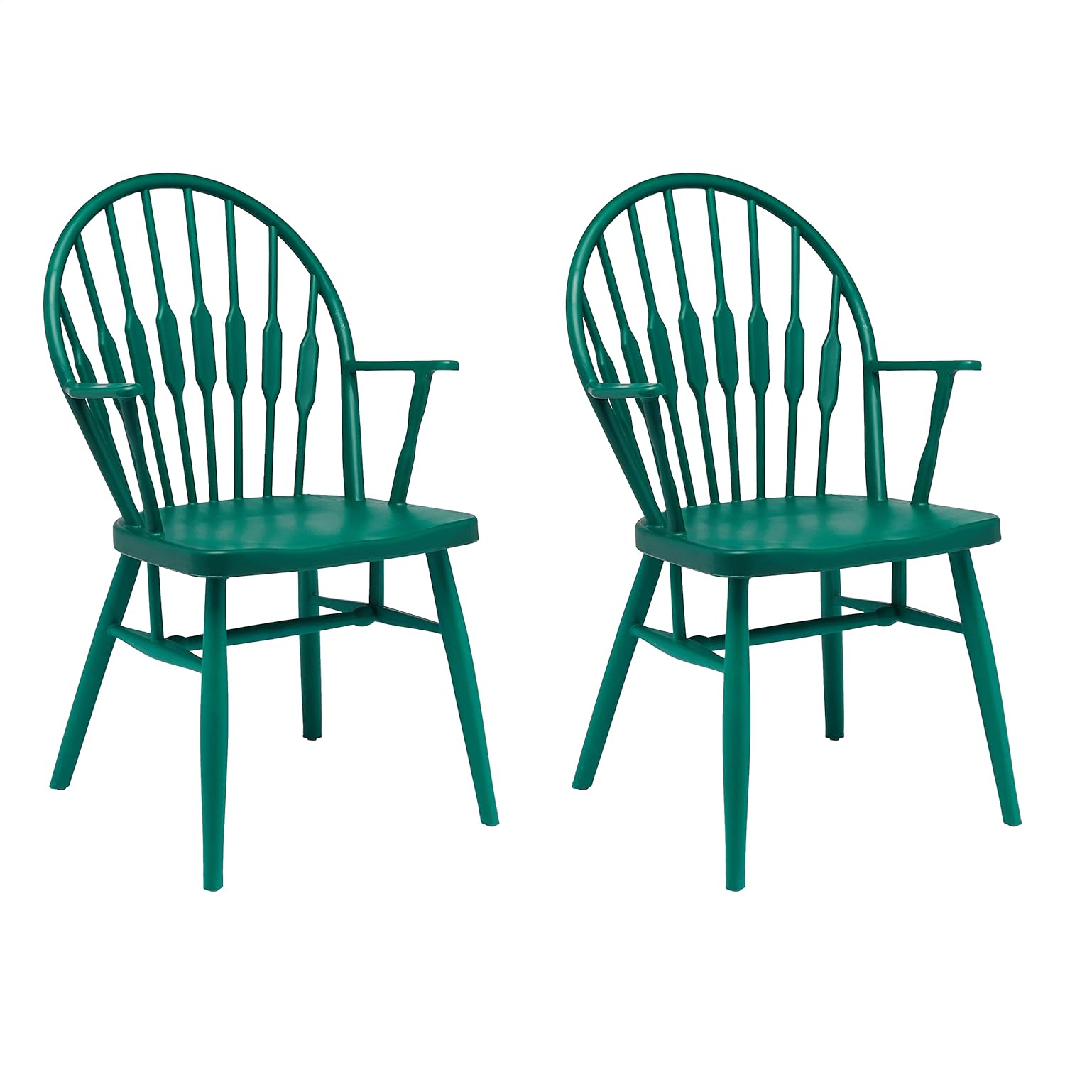 Black PP Plastic Dining Chair, Set of 2 X3955