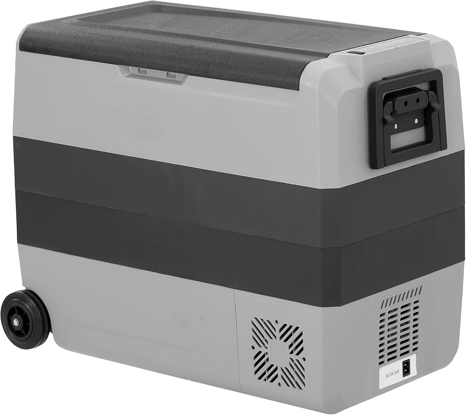 53 Quart Dual Temperature Control 12 Volt Portable Car Refrigerator Freezer P894054