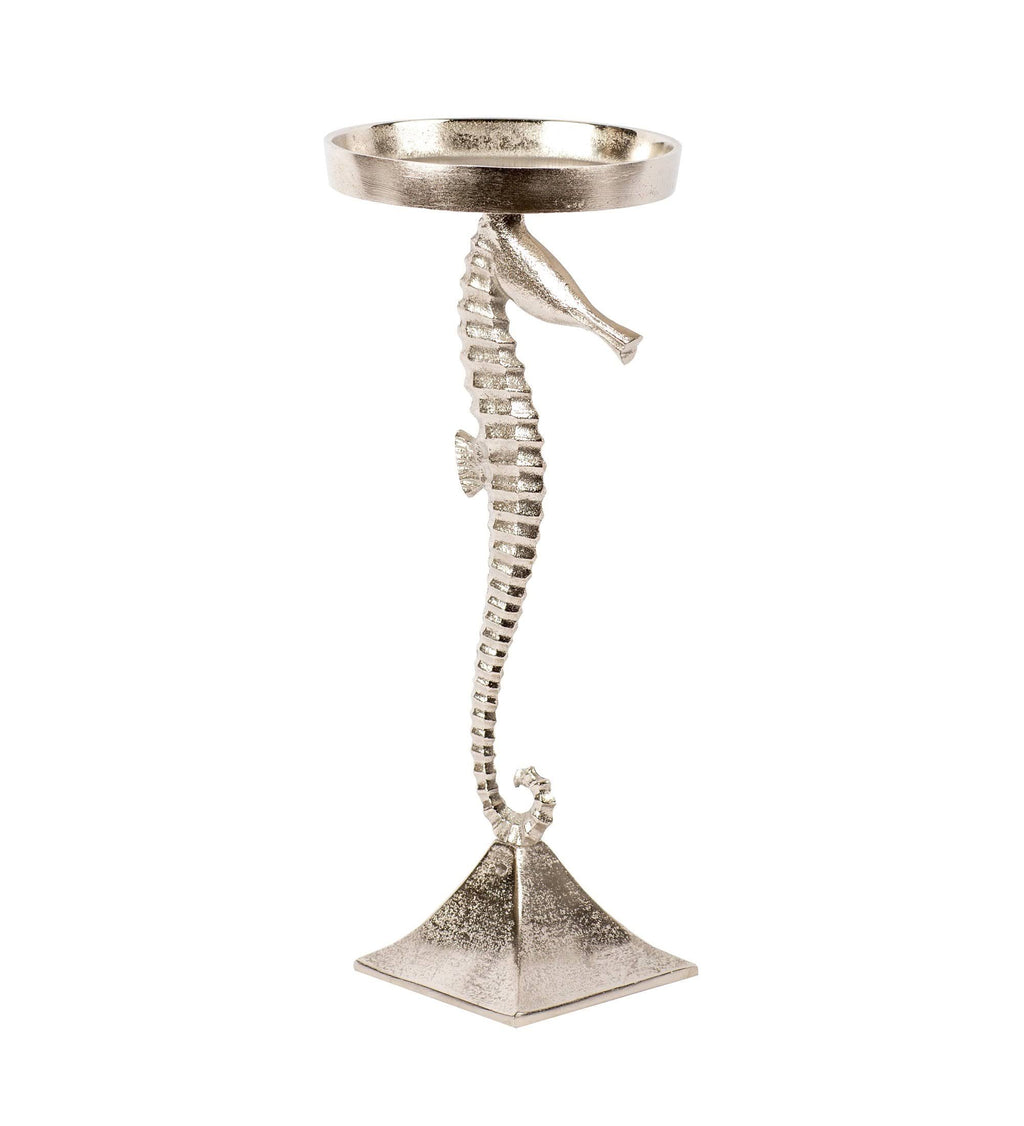 Silver Small Aluminum Candle Holder K388