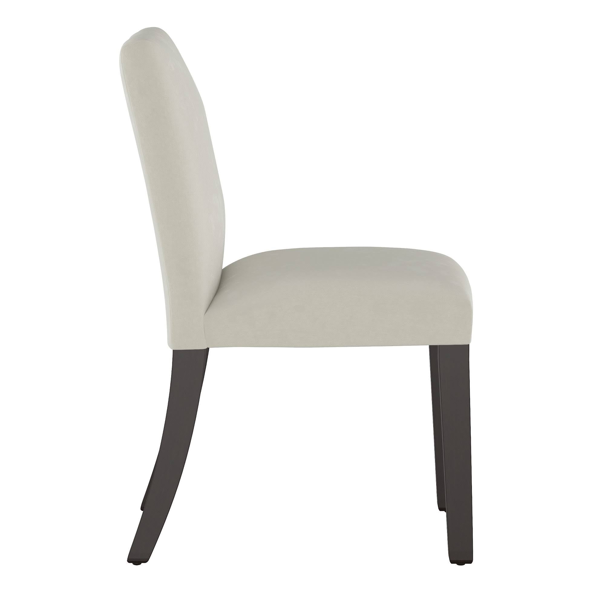 Light Gray Velvet Dining Chair S294194