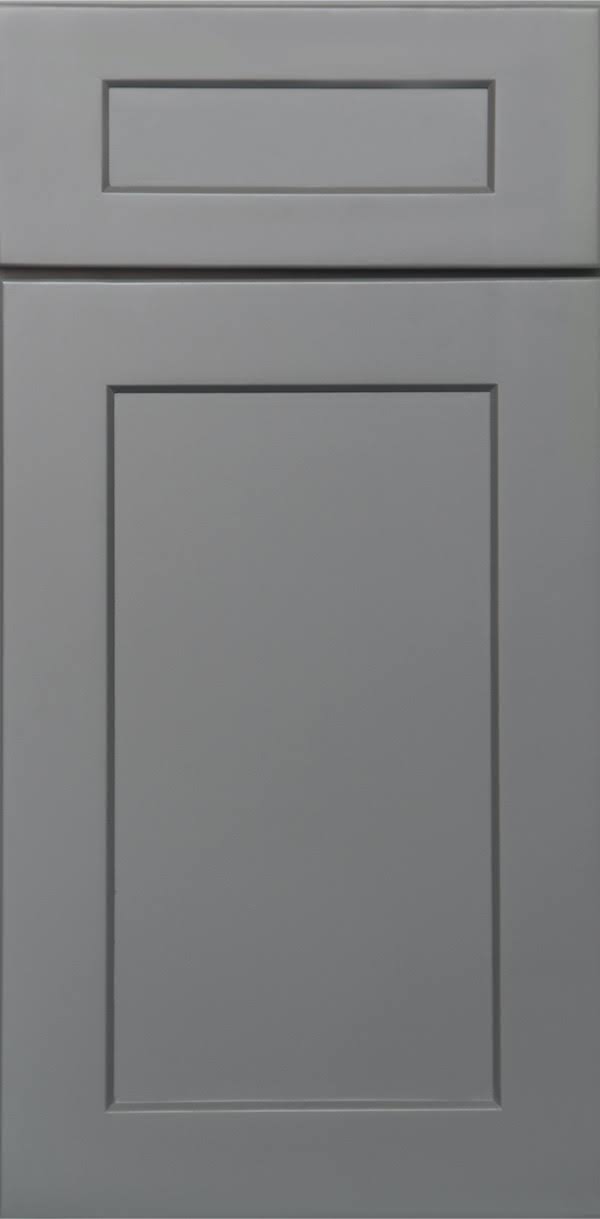 Grey 2 Drawers Base Cabinet High-Density Fiberboard Z116106